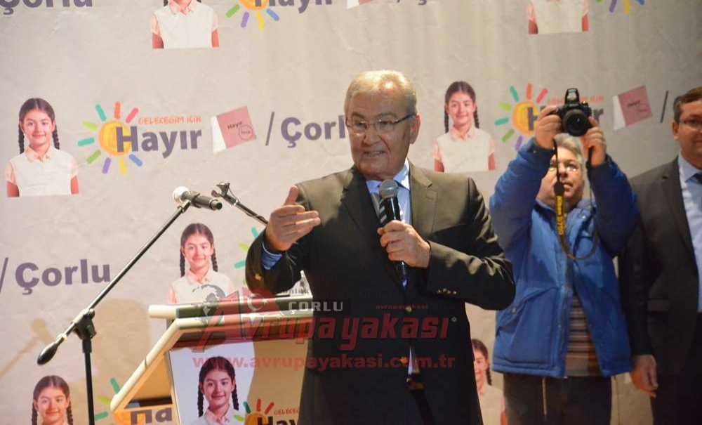 Chp Eski Genel Başkanı Ve Milletvekili Deniz Baykal Çorlu'da