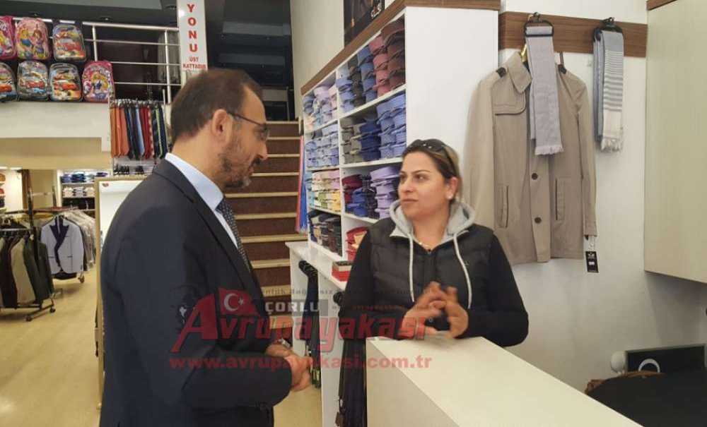 Ak Parti'den Çorlu'da Sokak Sokak Evet Çalışması