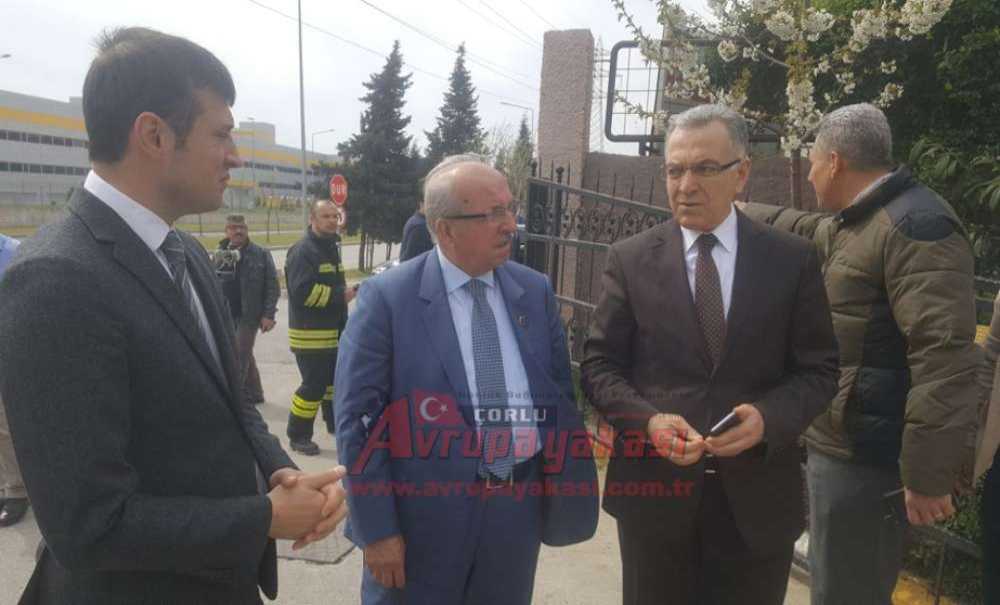 Çerkezköy'de Fabrika Yangını