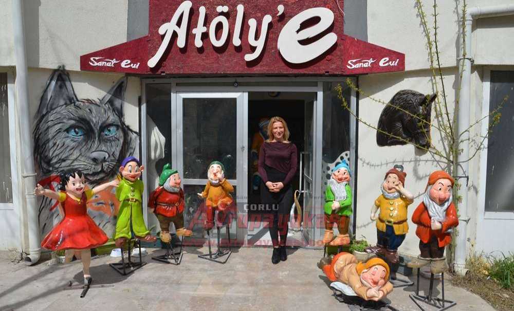 Atölye Sanatevi Sahibi Sanatçı Esra Coşkun “Çorlu'da Sanat Sokağı Olmalı”