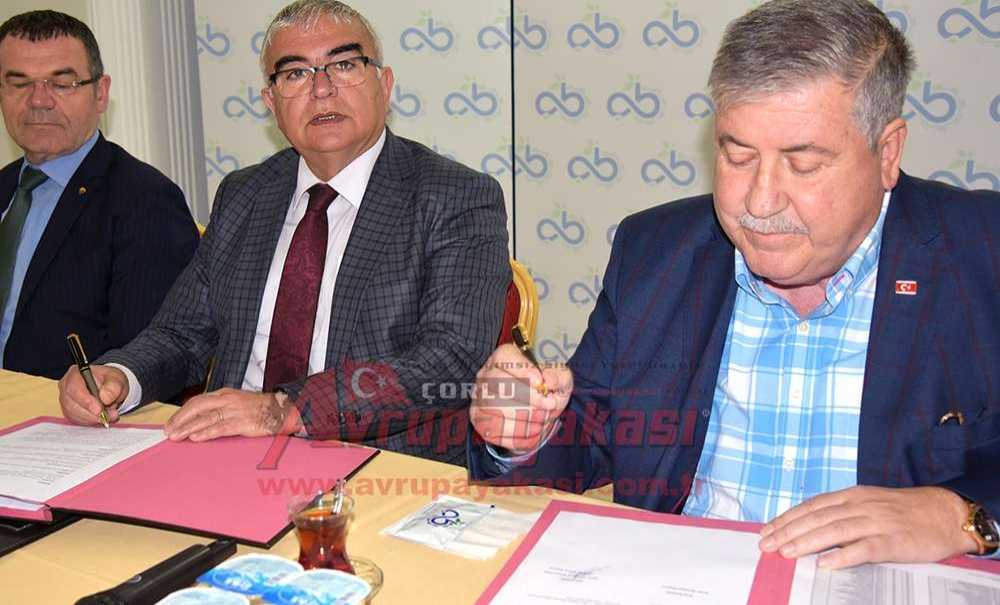 Çorlu Tso'nun Eski Binası Çorlu Belediyesi'ne Devredildi