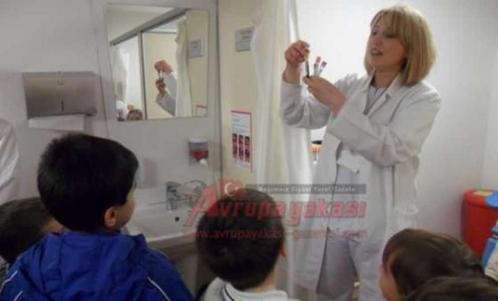 Öğrencilerden Sağlık Haftası Ziyareti
