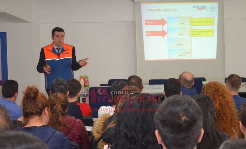 Afad'dan Afete Hazır İşyeri Eğitimleri Devam Ediyor