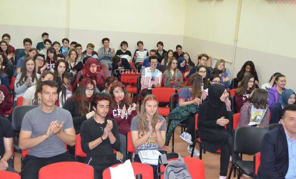 Çorlu İmkb Fen Lisesi Öğrencilerine Temel Afet Bilinci Eğitimi