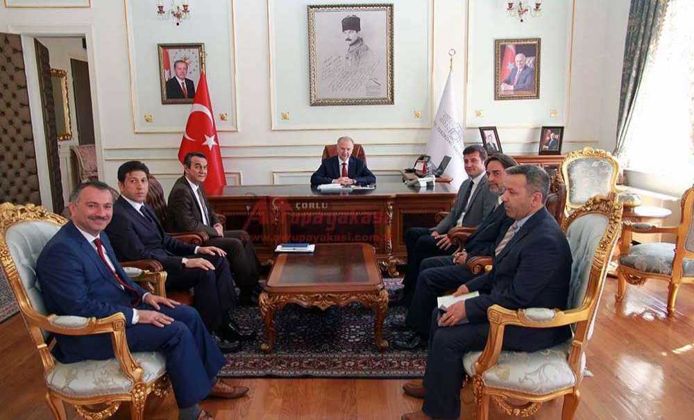 Çerkezköy'e Yapılacak Okulun Protokolü İmzalandı