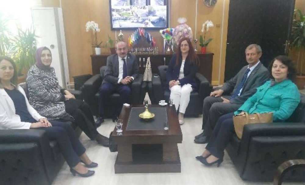 Ak Partili Doğan'dan Müdür Aydın'a Ziyaret