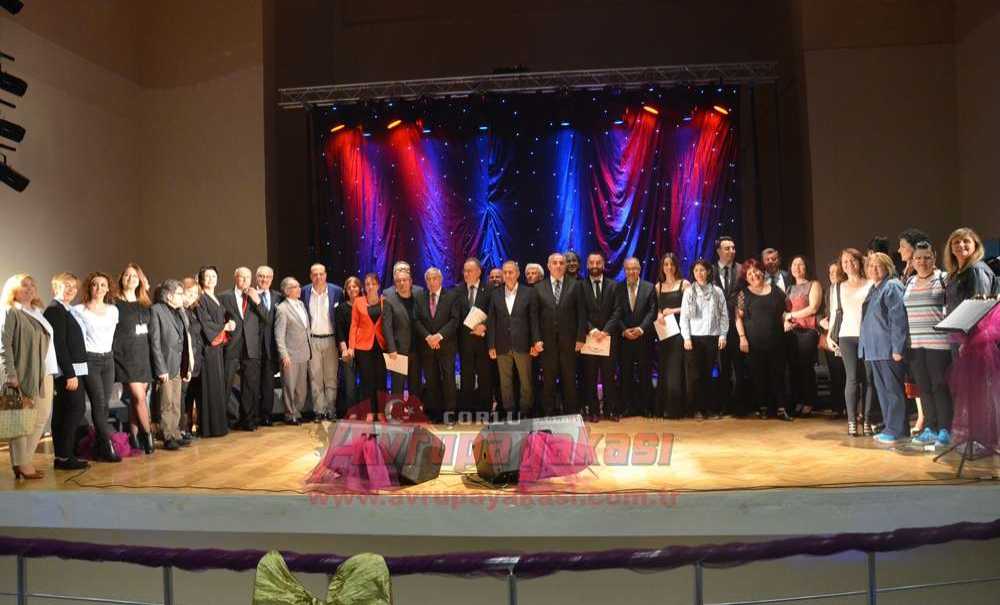 Çorlu'da Tsm Amatör Ses Yarışması Finali Yapıldı