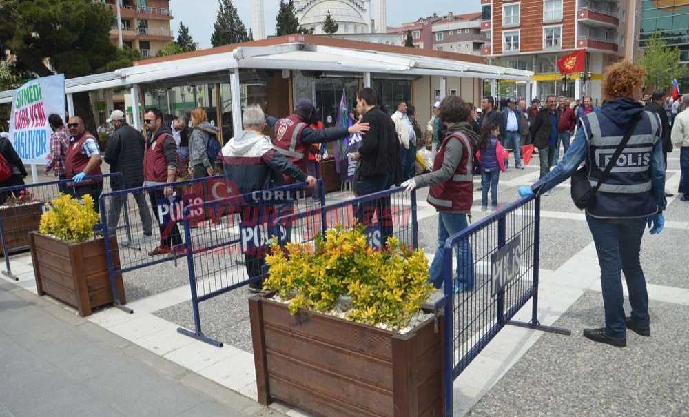 Çorlu'da 1 Mayıs Kutlandı