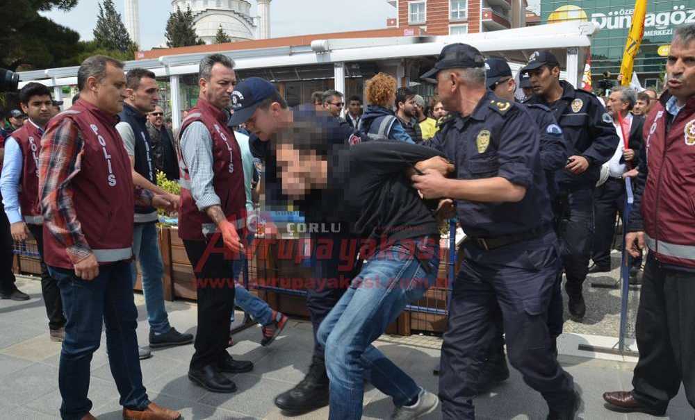 Çorlu'da 1 Mayıs Kutlandı