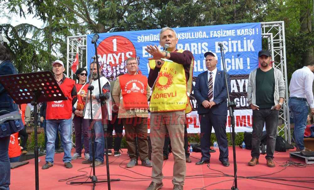 Çorlu'da 1 Mayıs Kutlandı