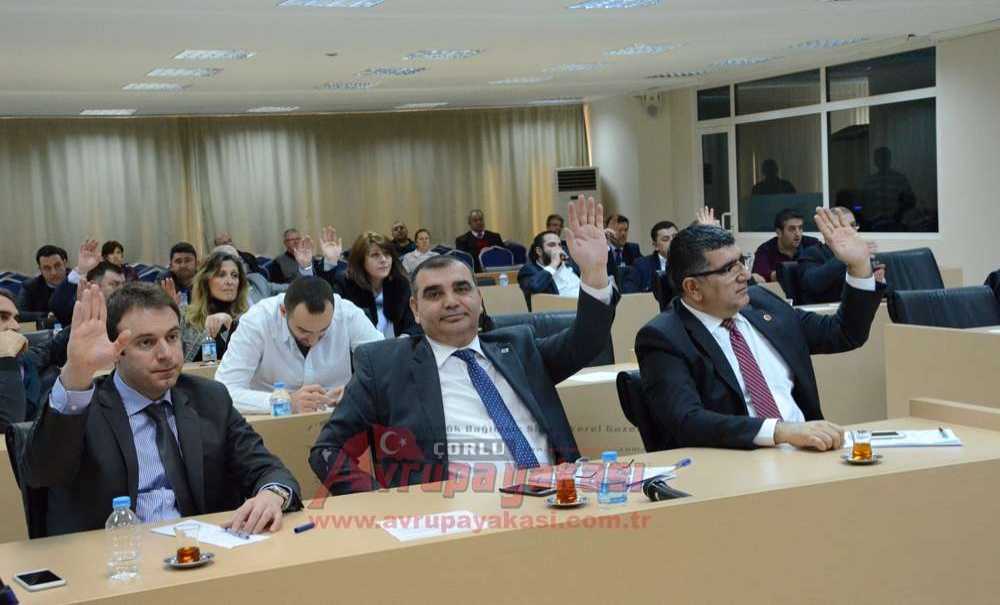 Çorlu Belediye Meclisinin Gündemi Belli Oldu