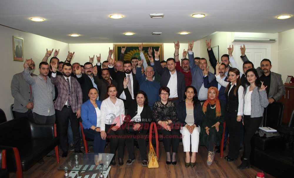 Mhp Çorlu'da Yeni Yönetim Görevi Devraldı