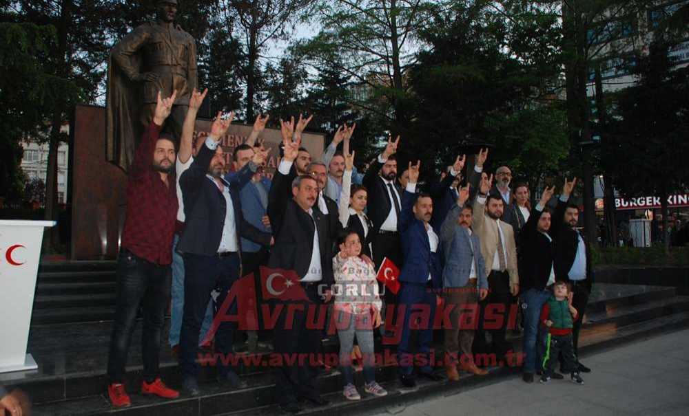 Mhp Çorlu İlçe Başkanı Av. Barış Tırpan: “Hiçbir Çakal Türkiye Cumhuriyeti Devletini Raydan Çıkaramayacaktır”