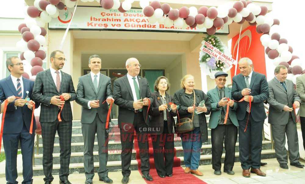Çorlu Devlet Hastanesi Kreşi Açıldı