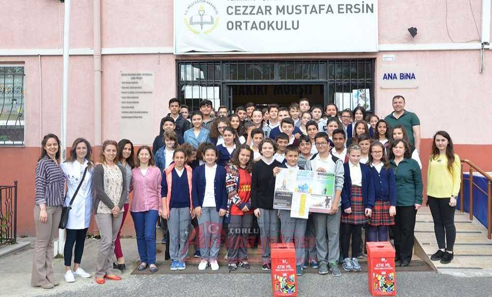 Atık Pil Toplama Yarışmasında Dereceye Giren Okullar Belli Oldu