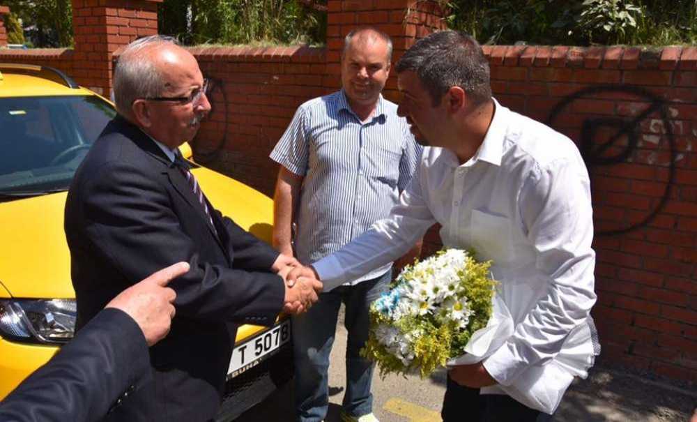 Başkan Albayrak'tan Heykel Taksi Esnafına Ziyaret