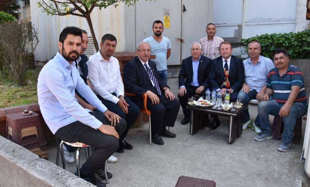 Başkan Albayrak'tan Heykel Taksi Esnafına Ziyaret