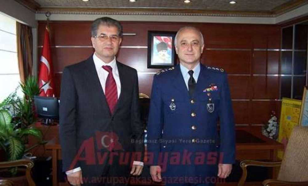 Hava Meydan Komutanı Erdem'den Kaymakam Doğan'a Ziyaret