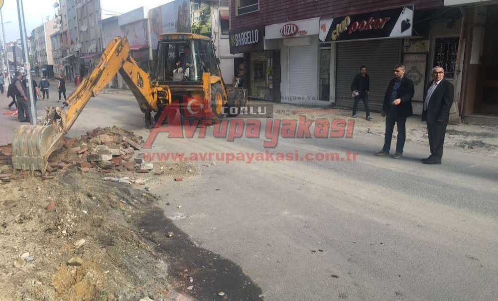 Başkan Baysan Üstyapı Çalışmalarını İnceledi