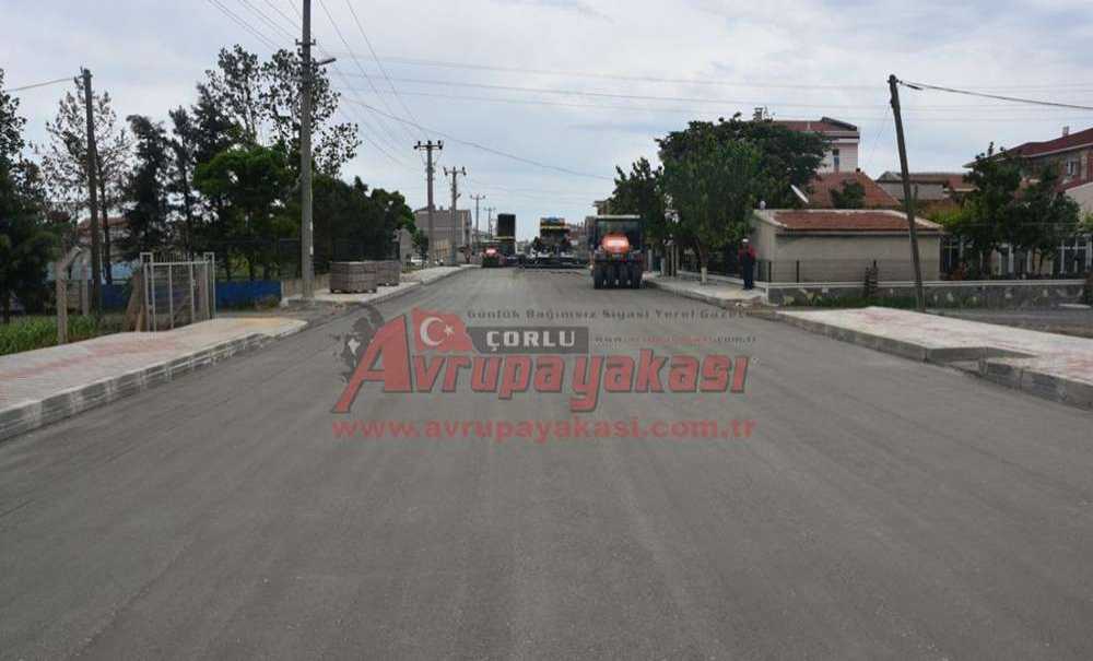 Ergene'nin Yollarına Beton Asfalt