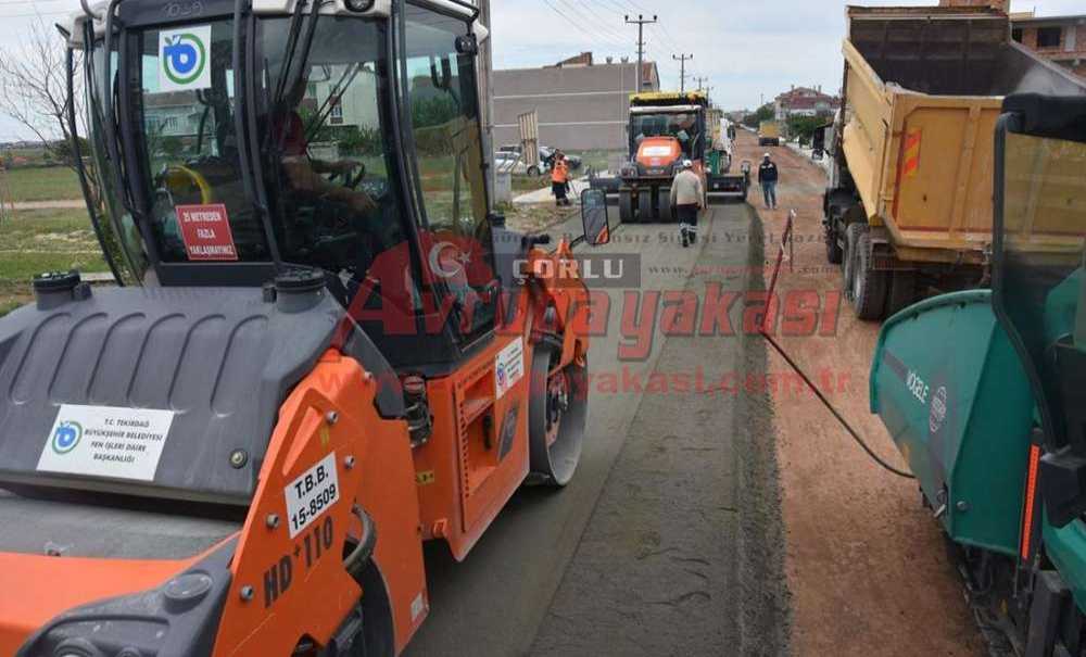 Ergene'nin Yollarına Beton Asfalt