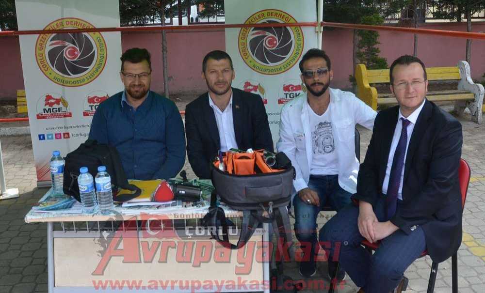 Çorlu Gazeteciler Derneği'nden Öğrencilere Meslek Tanıtımı