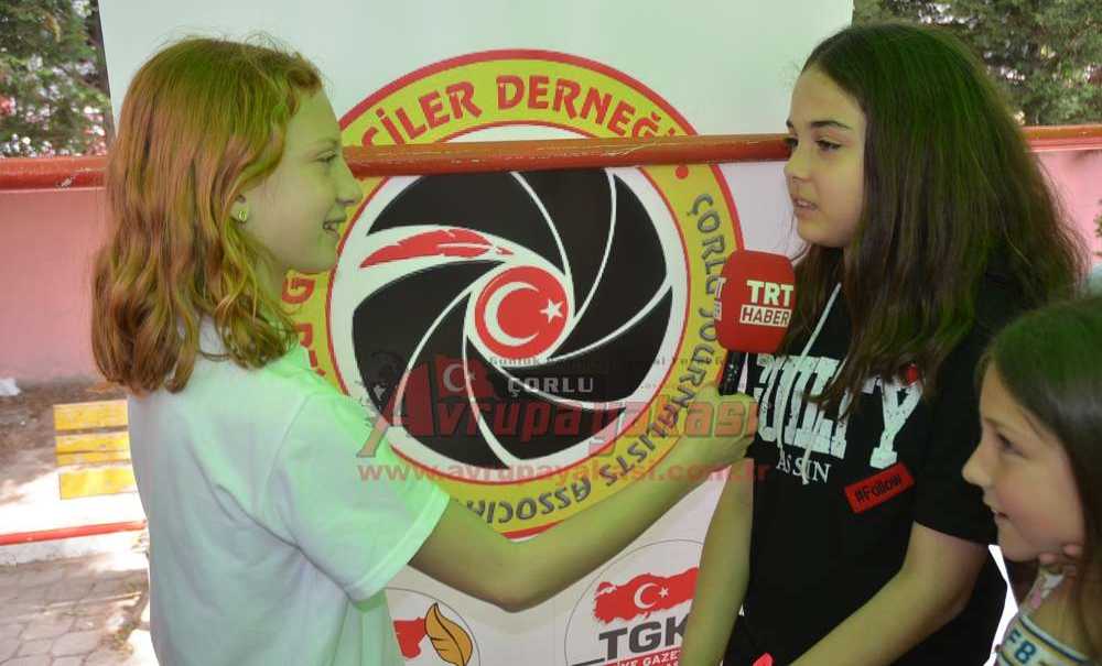 Çorlu Gazeteciler Derneği'nden Öğrencilere Meslek Tanıtımı