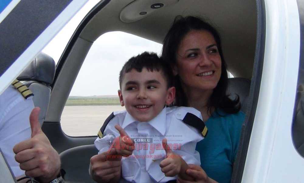 Sma Hastası Kerem'in Hayali Gerçek Oldu