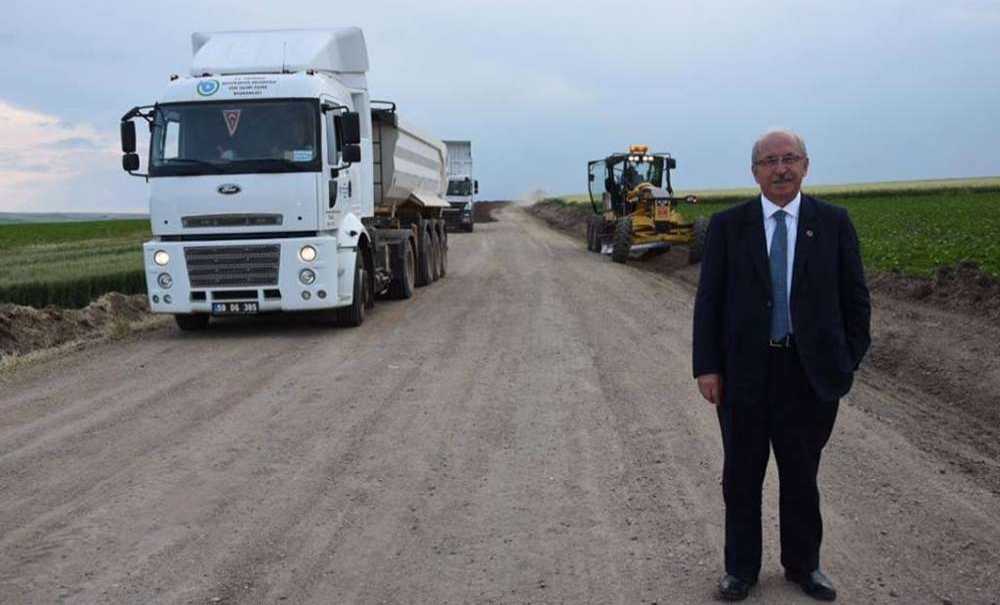 Başkan Albayrak Yol Yapım Çalışmalarını İnceledi