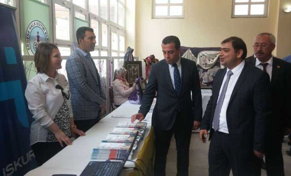Ergene'de Mesleki Ve Teknik Eğitim Okulları Sergisi Açıldı