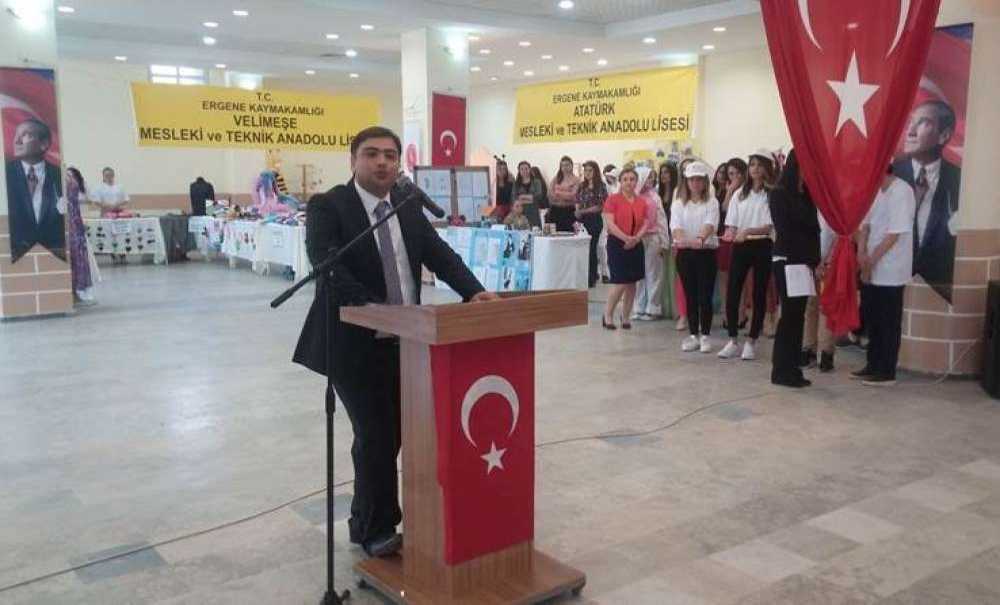 Ergene'de Mesleki Ve Teknik Eğitim Okulları Sergisi Açıldı