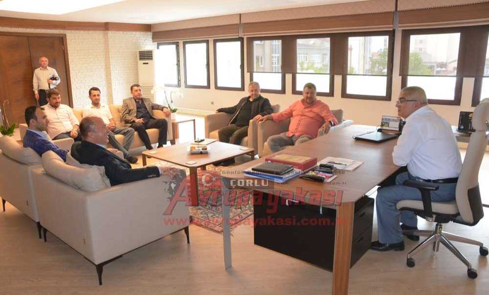 Çorluspor 1947 Yönetiminden Başkan Baysan'a Ziyaret