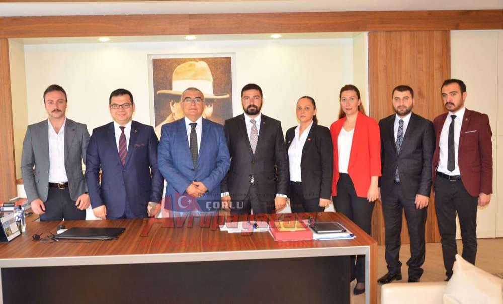 Mhp Çorlu İlçe Yönetiminden Kaymakam Kılıç Ve Başkan Baysan'a Ziyaret