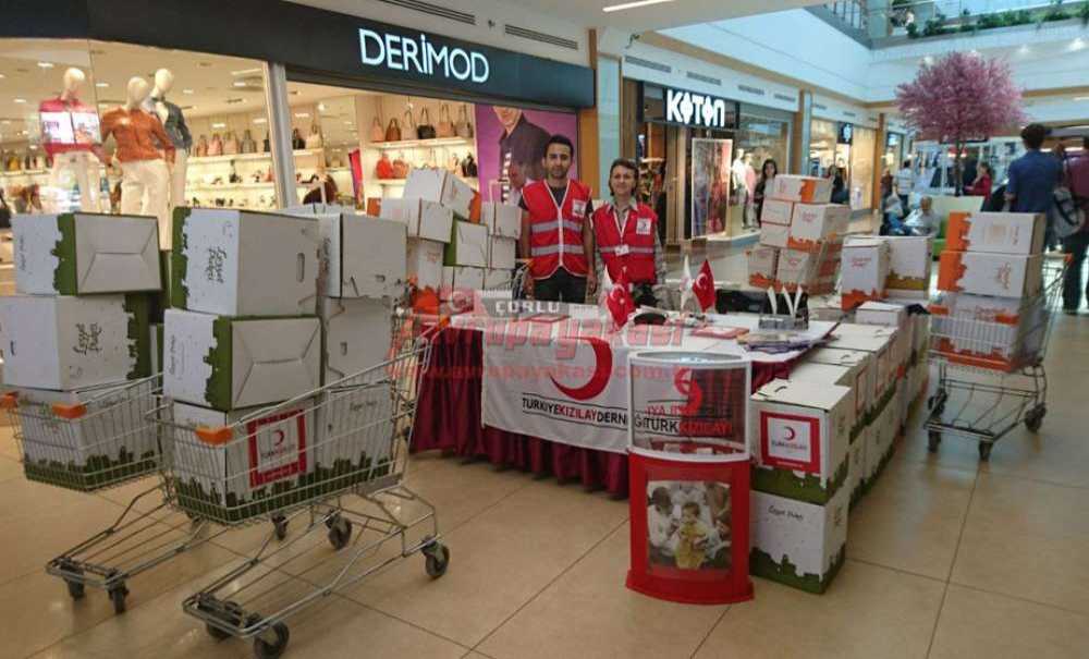 Kızılay Çorlu Şubesi'nden Ramazan Kampanyası