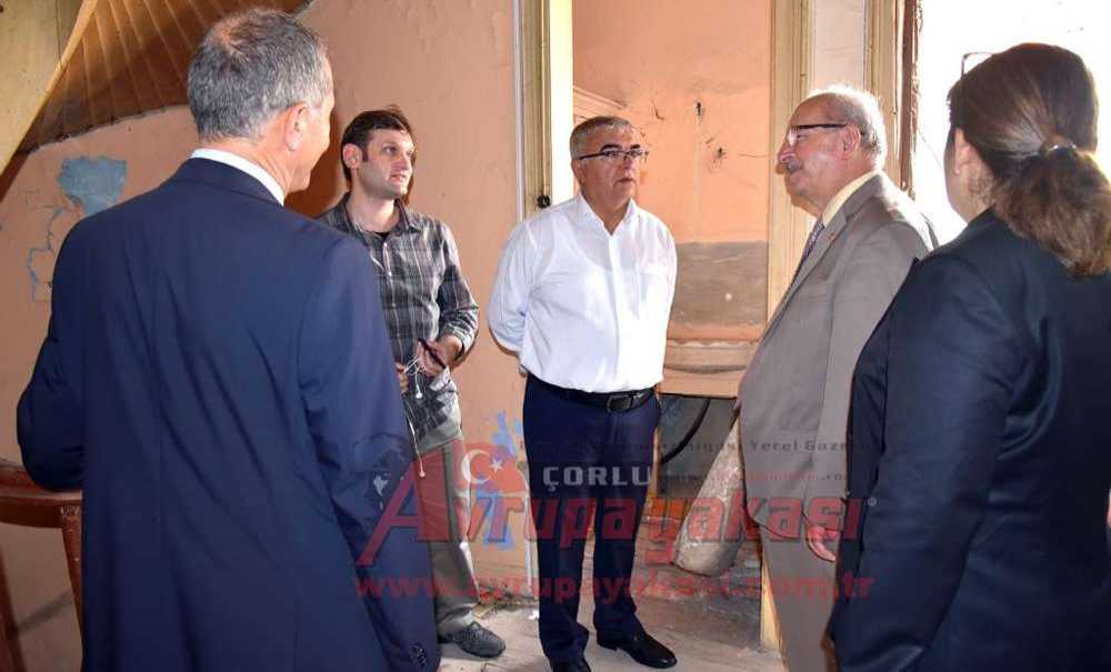 Başkanlar Albayrak Ve Baysan Doğanca Evindeki Çalışmaları İnceledi