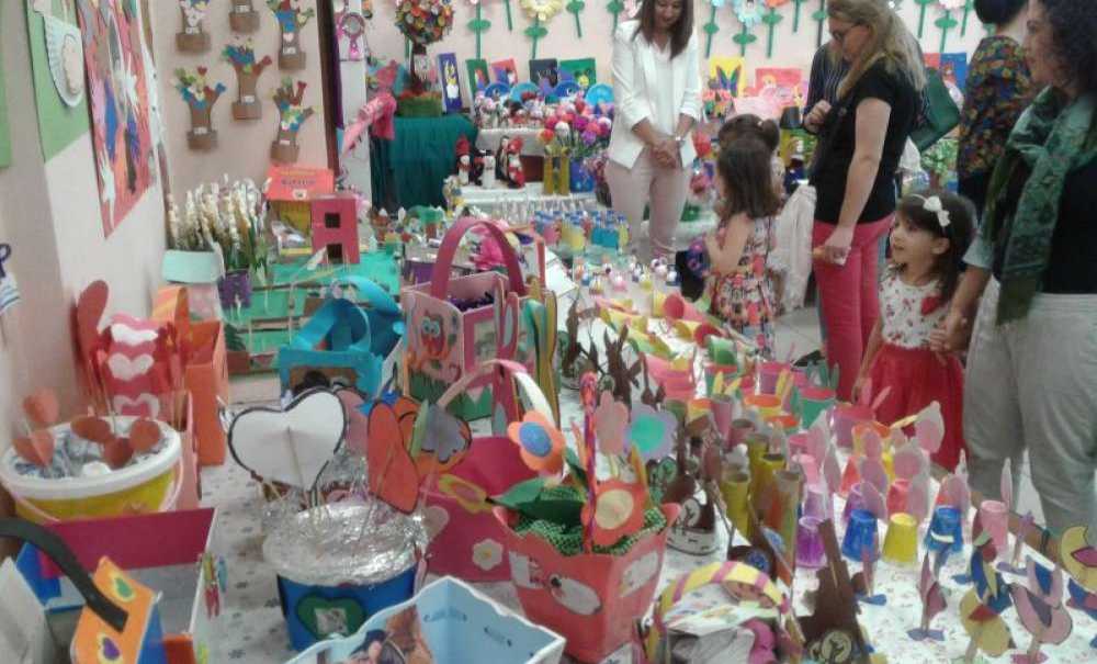 Ergene Vadisi İlkokulu Anasınıfı Öğrencilerinden Yılsonu Sergisi