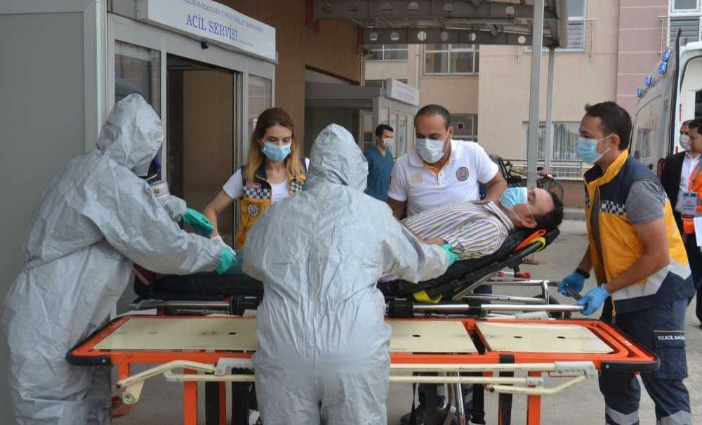 Çorlu Devlet Hastanesi'nde Tatbikat