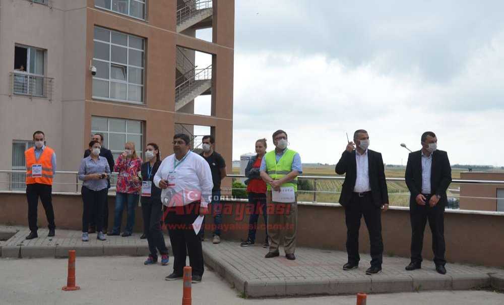 Çorlu Devlet Hastanesi'nde Tatbikat
