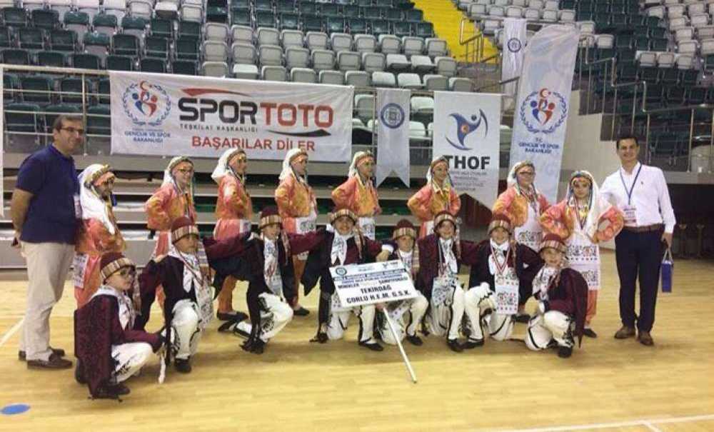 Çorlu'nun Minikleri Türkiye Dördüncüsü