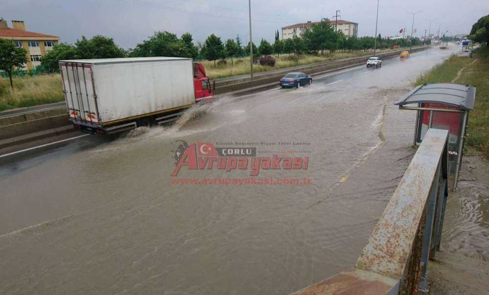 Çorlu Sular Altında Kaldı