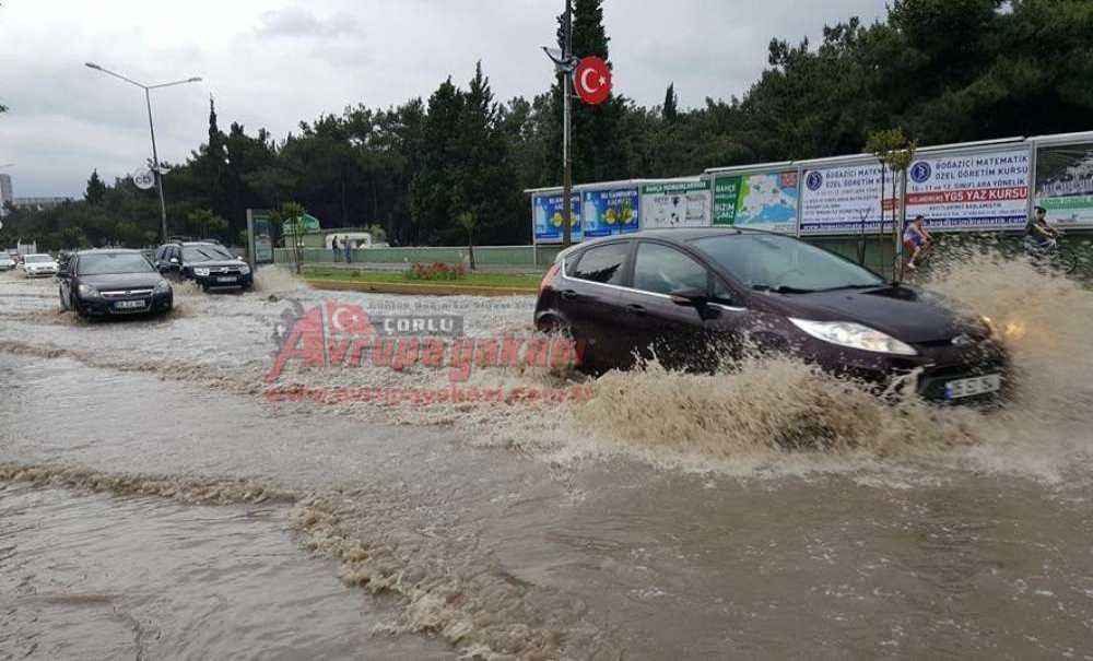 Çorlu Sular Altında Kaldı