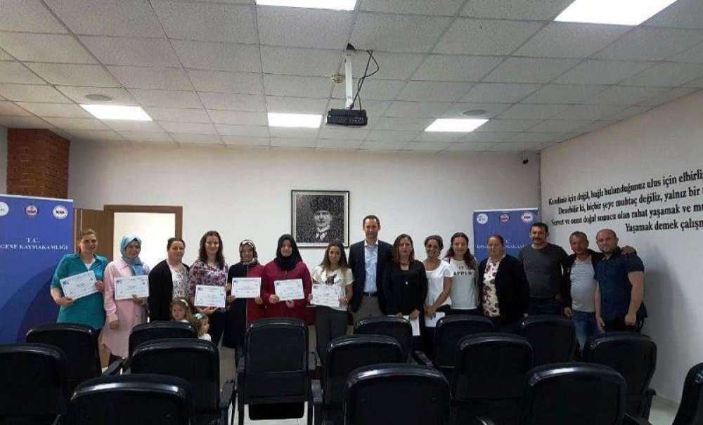 Ergene'de Kadın Çiftçilere Sertifika