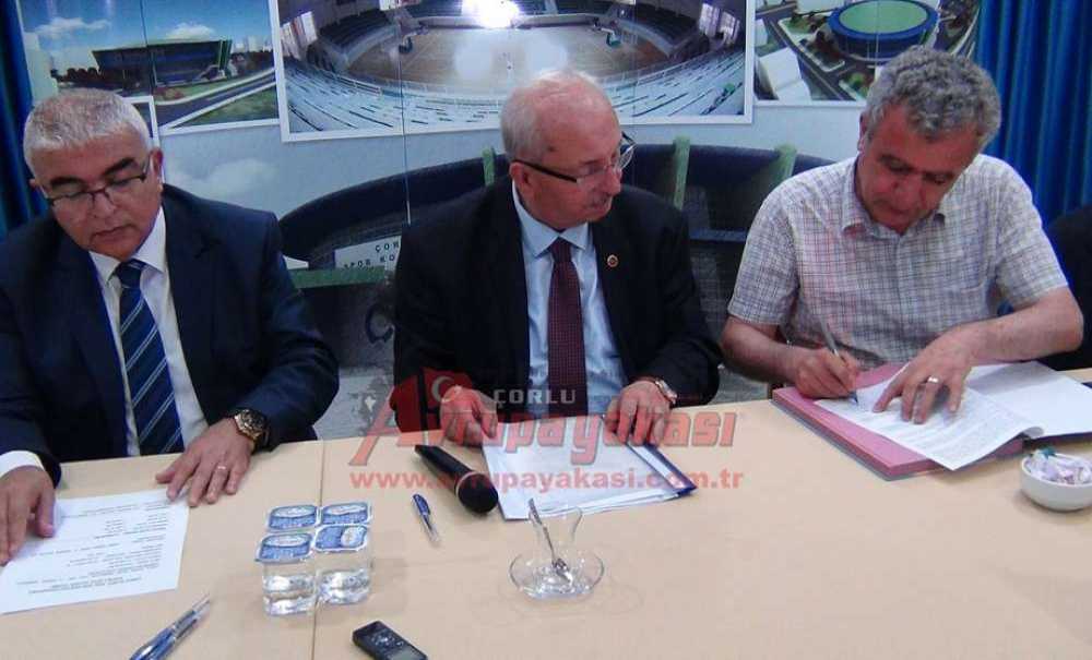 Tekirdağ Büyükşehir Belediyesi Çorlu'ya Spor Salonu Yaptıracak