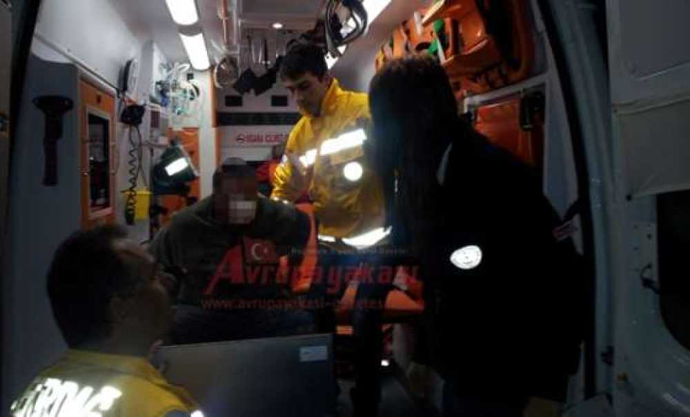 Darp Edilen Alkollü Şahıs Hastanelik Oldu