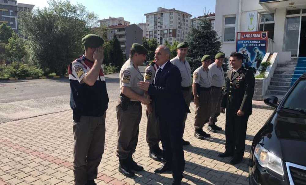 Kaymakam Kılıç'tan Jandarmaya Kuruluş Ziyareti