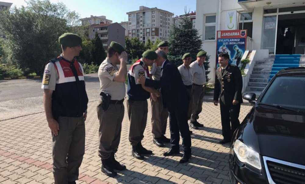 Kaymakam Kılıç'tan Jandarmaya Kuruluş Ziyareti