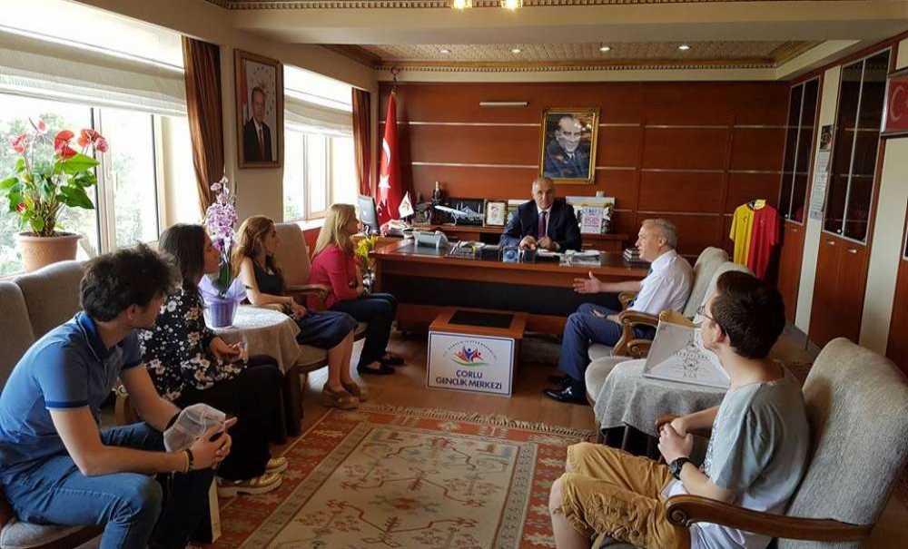 Gençlik Merkezinden Kaymakam Kılıç'a Ziyaret