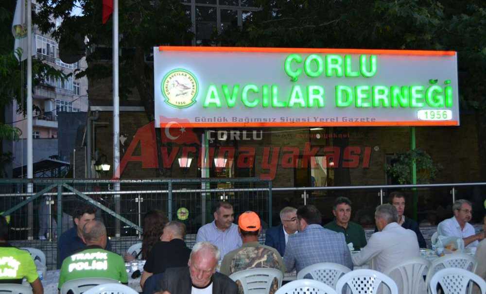 Çorlulu Avcılar İftarda Buluştu