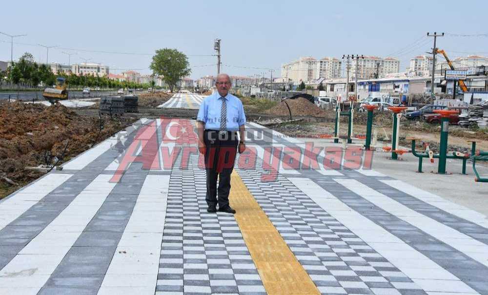 Başkan Albayrak Çorlu'daki Çalışmaları Yerinde İnceledi