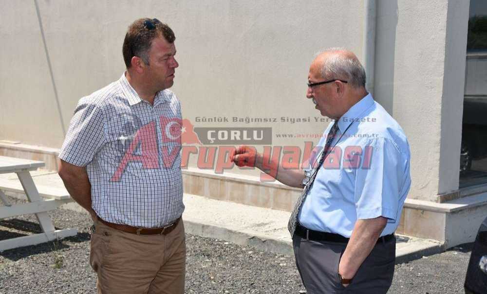 Başkan Albayrak Çorlu'daki Çalışmaları Yerinde İnceledi
